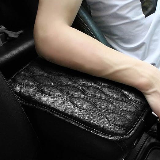 Memory Foam Car Armrest Cushion ( BLACK)